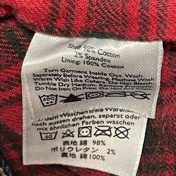 Eddie Bauer Flannel Lined Women's Relaxed Fit Straight Leg Jeans Size 10 - Picture 13 of 15